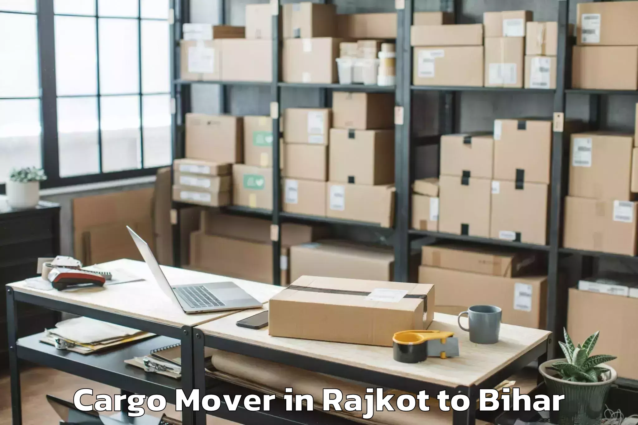 Reliable Rajkot to Madhipura Cargo Mover